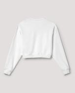 Picture of HINNOMINATE PULLOVER CROPPED WITHOUT HOOD - HMA 120 - WHITE