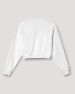 Bild von HINNOMINATE PULLOVER CROPPED OHNE KAPUZE - HMA 120 - WHITE