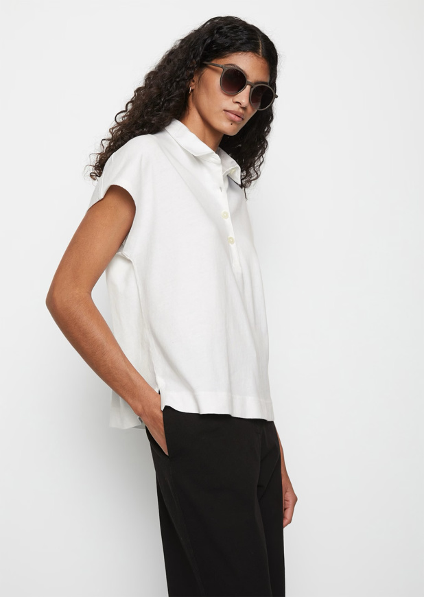 Bild von MARCO POLO OVERSIZE POLO - WHITE