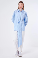 Bild von VICOLO SHIRT - TB1 008  - RIGHE/BLU