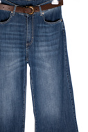 Immagine di TENSIONE IN FLATTED JEANS - P39 9CT - BLUE DENIM