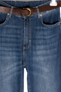 Immagine di TENSIONE IN FLATTED JEANS - P39 9CT - BLUE DENIM