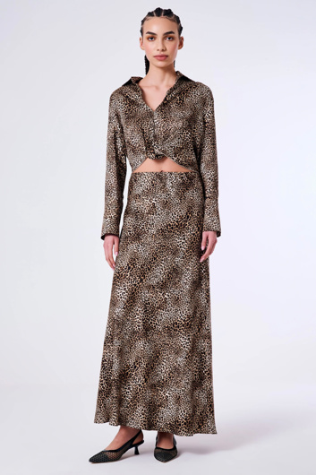 Picture of VICOLO SKIRT - TB1 187 - ANIMALIER