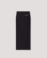 Picture of HINNOMINATE MEDIUM LENGTH SKIRT - BLACK