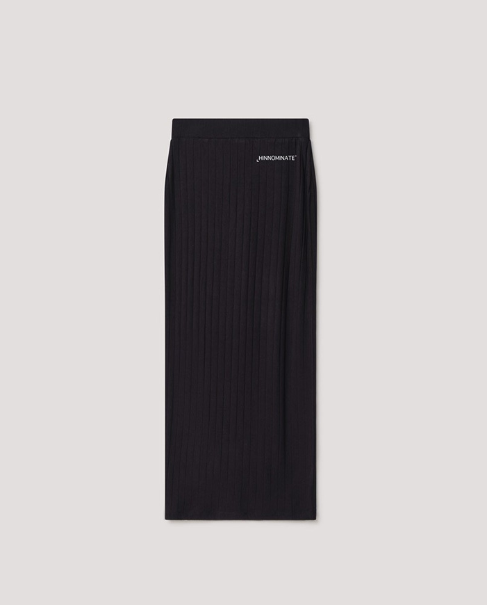 Picture of HINNOMINATE MEDIUM LENGTH SKIRT - BLACK