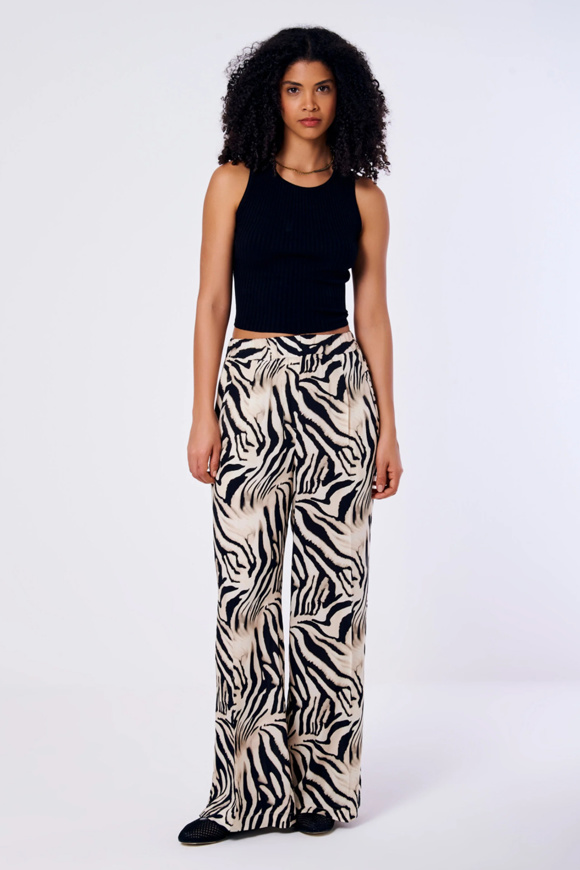 Picture of VICOLO ZEBRA TROUSERS - TB 04 - ZEBRATO