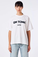 Picture of VICOLO T-SHIRT GIN TONIC - RB0 400 - WHITE