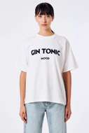 Immagine di VICOLO T-SHIRT GIN TONIC - RB0 400 - WHITE