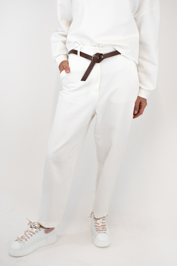 Picture of PLEASE TROUSERS - P2W 000 - WHITE