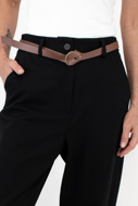 Picture of PLEASE TROUSERS - P2W 000 - BLACK