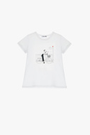 Picture of PLEASE T-SHIRT - T76 323 - WHITE