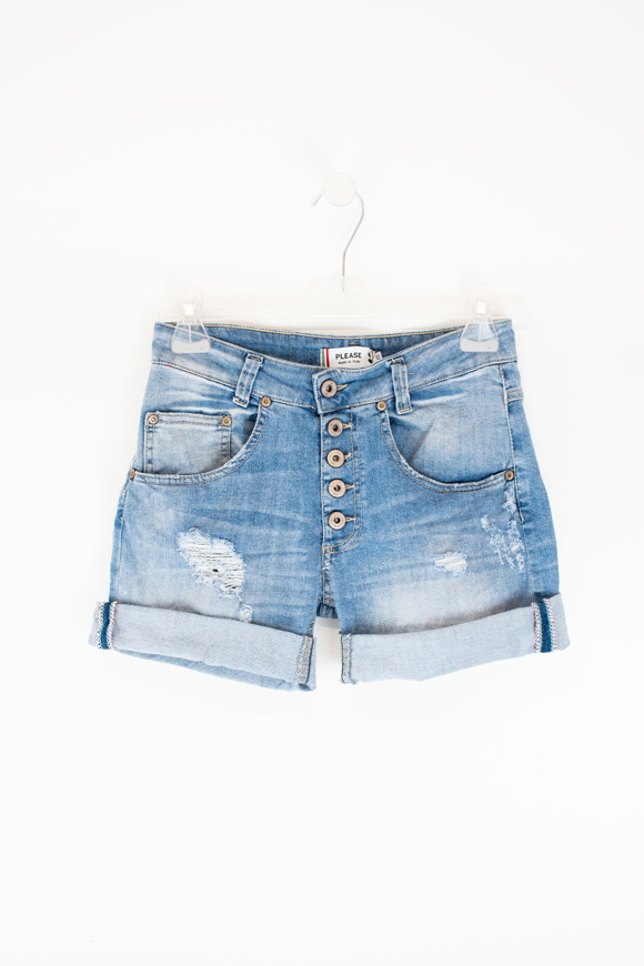Bild von Please - Shorts P88 DQG - Blu Denim