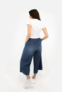 Picture of PLEASE CULOTTE - P21 NQN - BLU DENIM