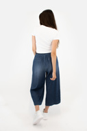 Picture of PLEASE CULOTTE - P21 NQN - BLU DENIM