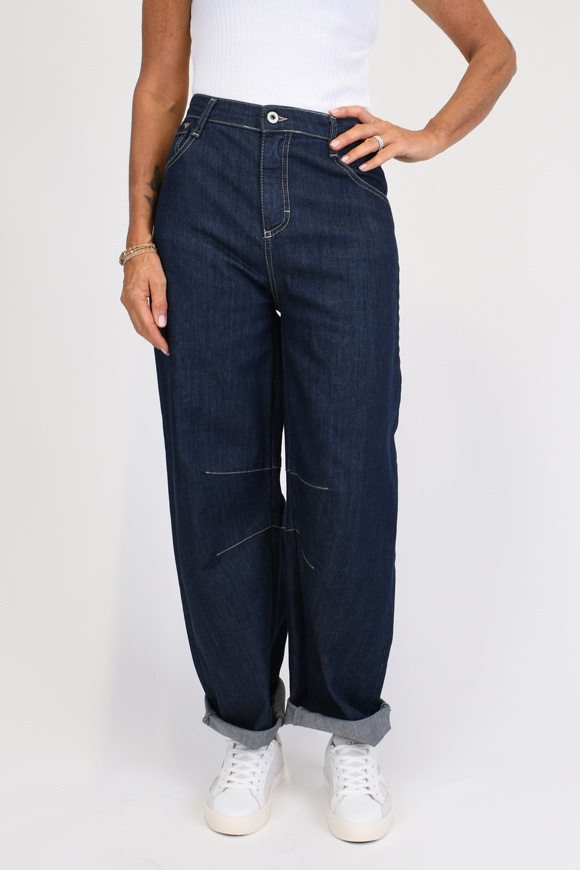 Immagine di PLEASE - JEANS P3E W49 - BLU DENIM