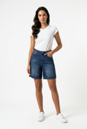 Bild von PLEASE short D0M W9F  - Blue denim