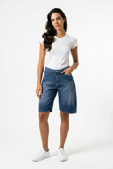 Picture of PLESE short loose  D0N PIW - Blue denim