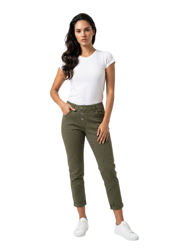 Picture of PLEASE - TROUSERS P78 N3N - Nuovo kaki