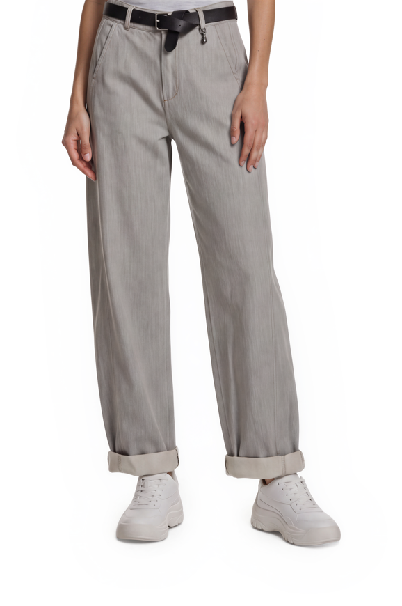 Picture of SUSY MIX TROUSERS STELLINA – PIOMBO